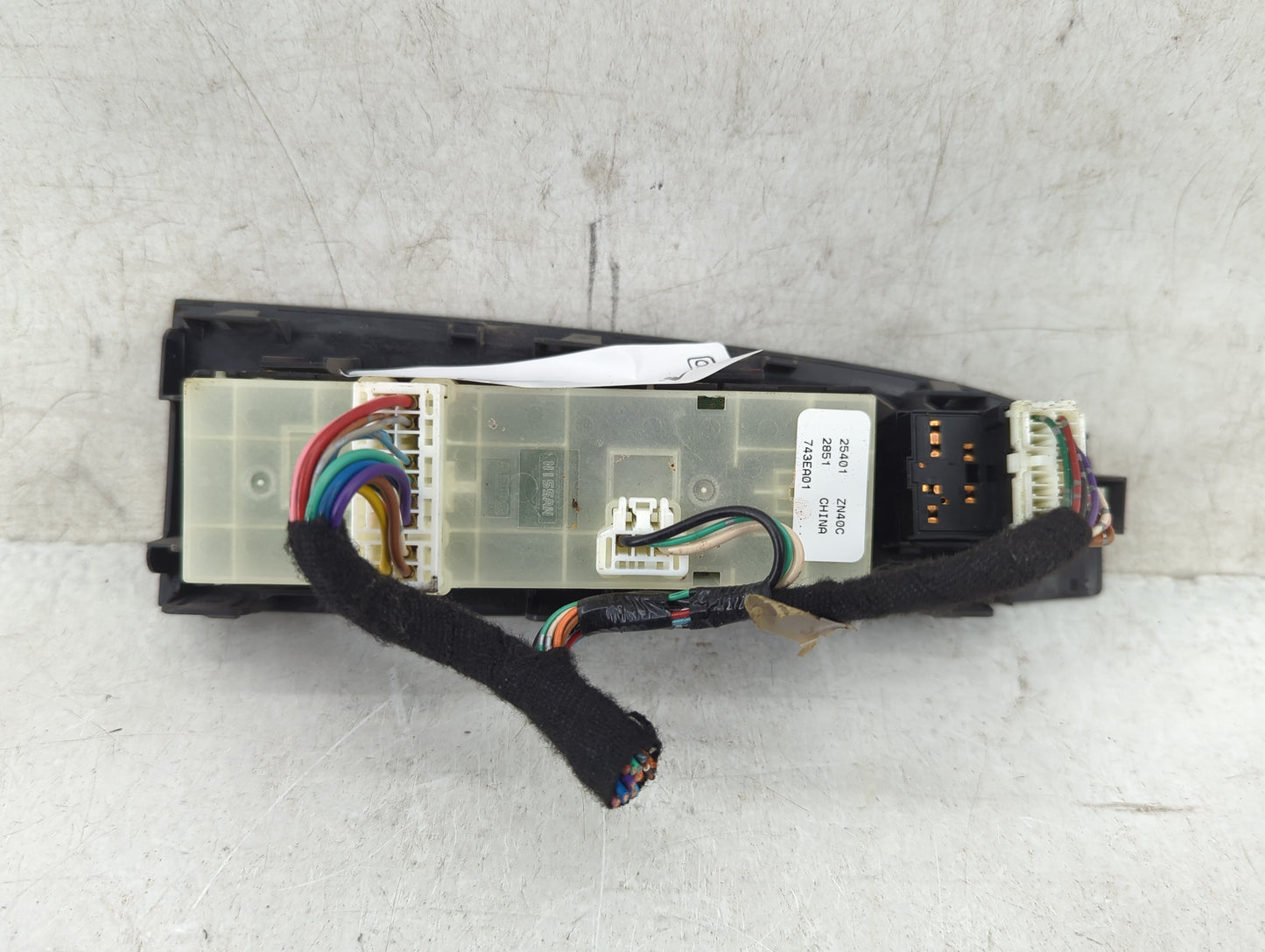 2007-2012 Nissan Altima Master Power Window Switch Replacement Driver Side Left P/N:25401-ZN40C Fits OEM Used Auto Parts - O
