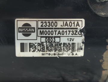 2007-2013 Nissan Altima Car Starter Motor Solenoid OEM P/N:M000TA0173ZC 23300 JA01A Fits Fits 2007 2008 2009 2010 2011 2012 2013 OEM Used Auto Parts