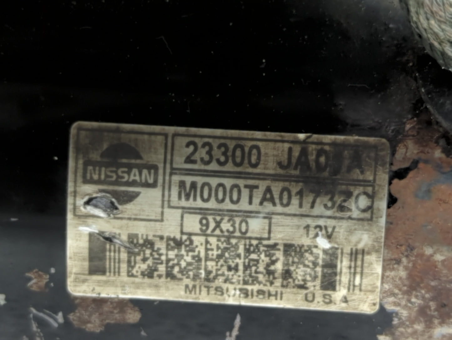 2007-2013 Nissan Altima Car Starter Motor Solenoid OEM P/N:M000TA0173ZC 23300 JA01A Fits Fits 2007 2008 2009 2010 2011 2012