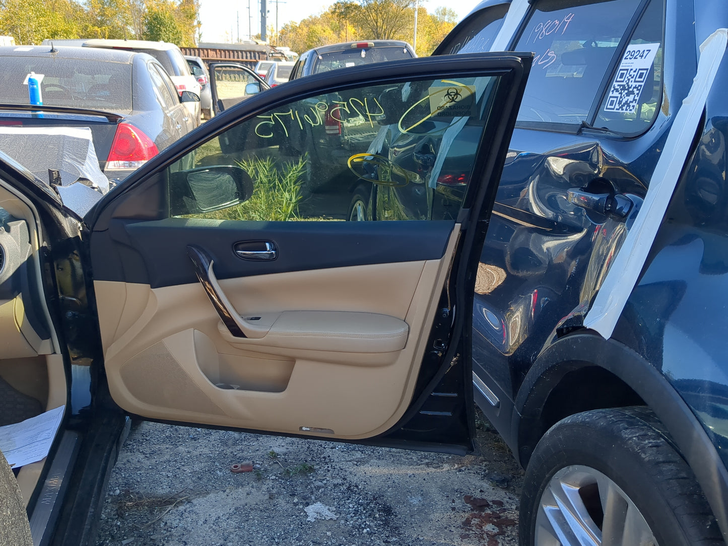 2009-2014 Nissan Maxima Passenger Front Door Oem - Oemusedautoparts1.com