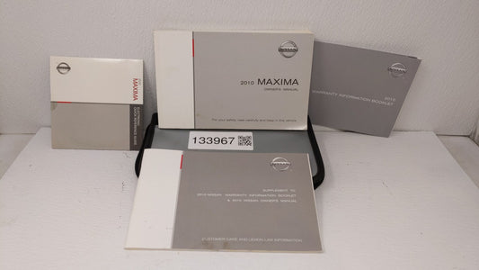 2010 Nissan Maxima Owners Manual Book Guide OEM Used Auto Parts