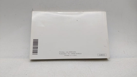 2010 Nissan Maxima Owners Manual Book Guide OEM Used Auto Parts