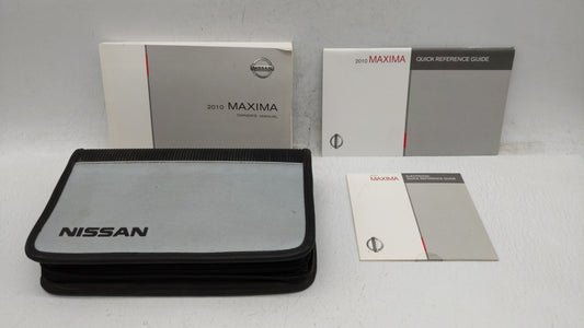 2010 Nissan Maxima Owners Manual Book Guide OEM Used Auto Parts