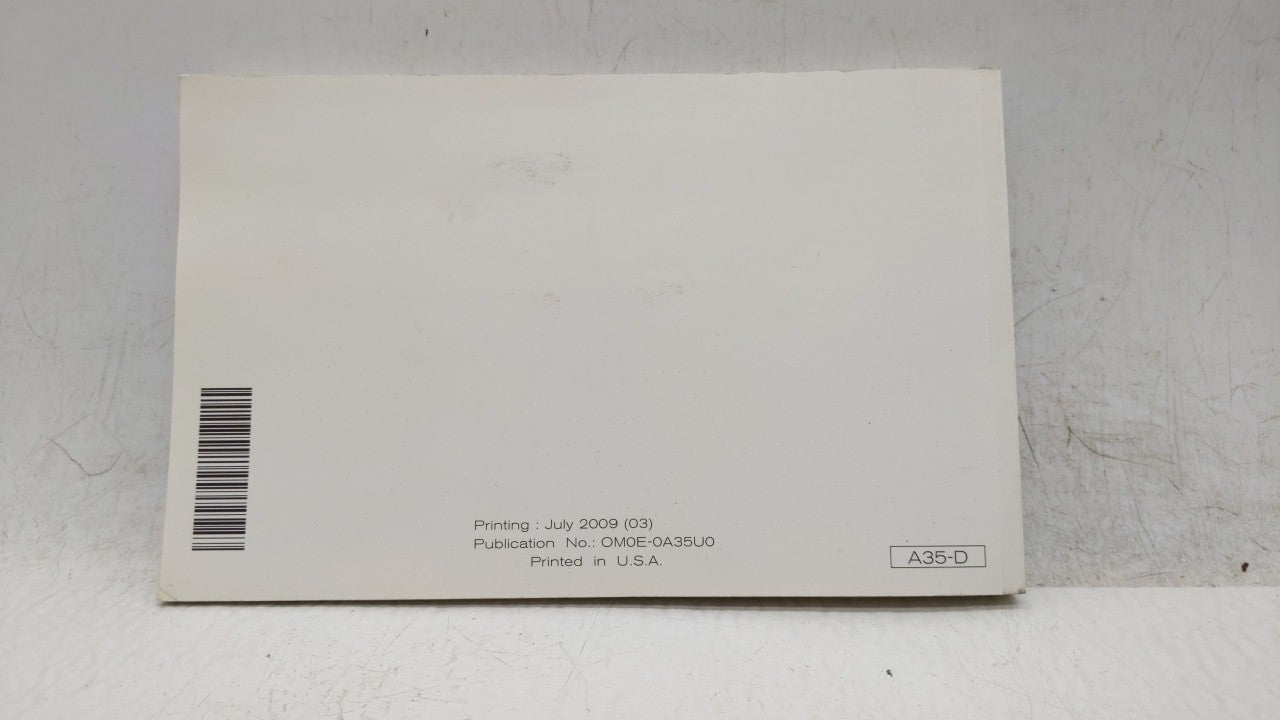 2010 Nissan Maxima Owners Manual Book Guide OEM Used Auto Parts - Oemusedautoparts1.com