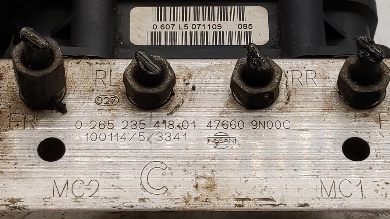 2009-2010 Nissan Maxima ABS Pump Control Module Replacement P/N:476609N00C 47660 9N00C Fits Fits 2009 2010 OEM Used Auto Par