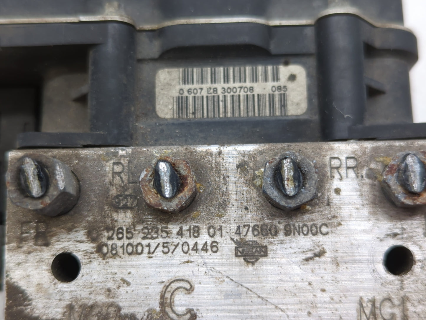 2009-2010 Nissan Maxima ABS Pump Control Module Replacement P/N:476609N00C 47660 9N00C Fits Fits 2009 2010 OEM Used Auto Par