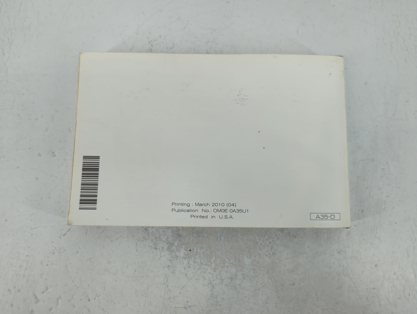 2010 Nissan Maxima Owners Manual Book Guide OEM Used Auto Parts - Oemusedautoparts1.com