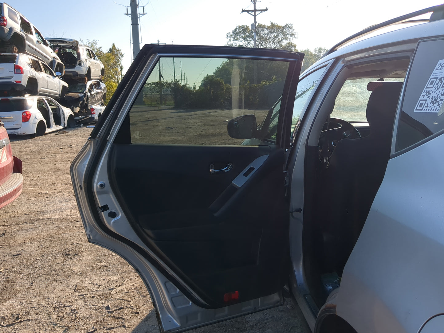 2010 Nissan Murano Driver Rear Door Oem - Oemusedautoparts1.com