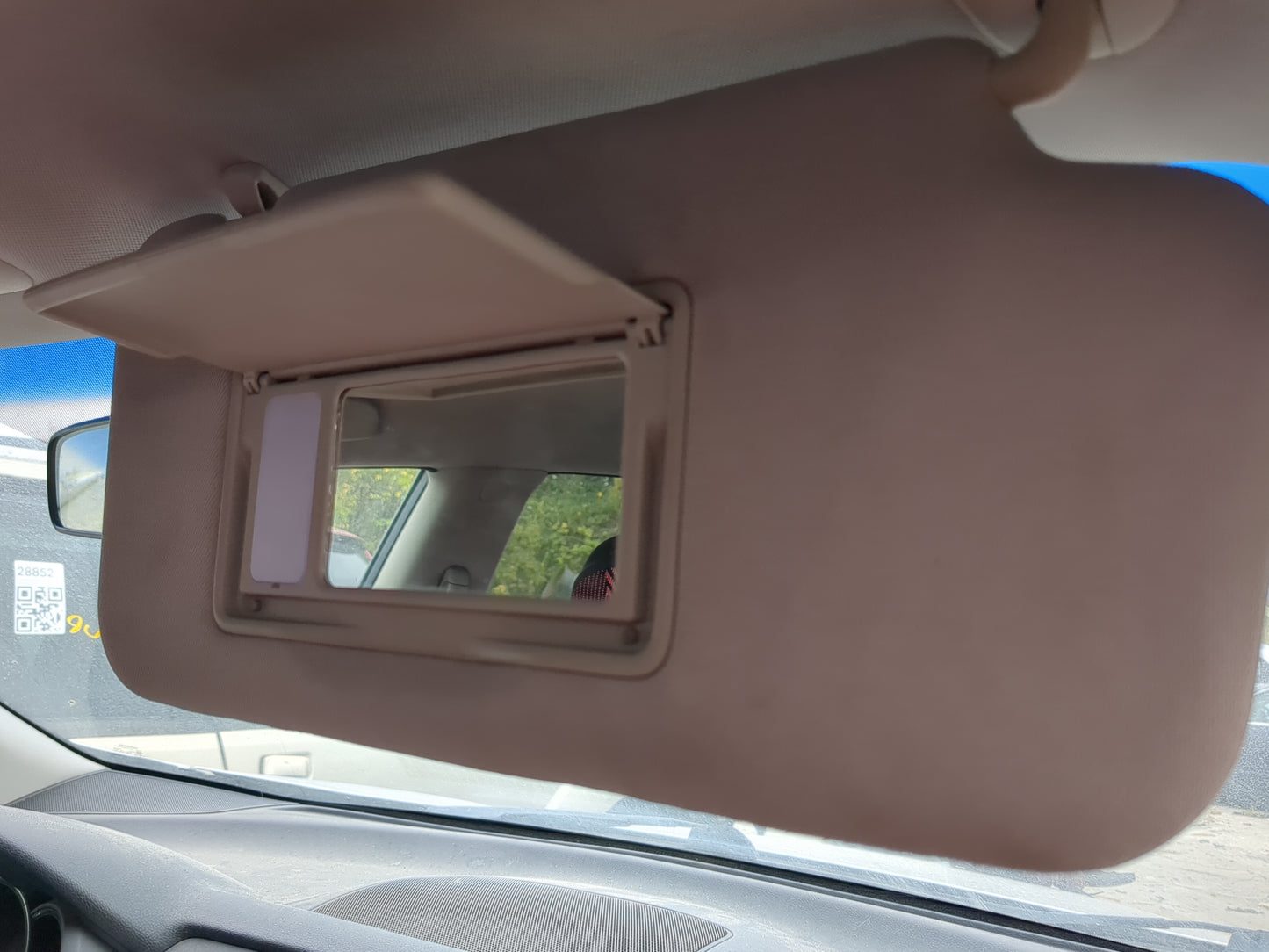 2009-2014 Nissan Murano Sun Visor Shade Replacement Passenger Right Mirror Fits Fits 2009 2010 2011 2012 2013 2014 OEM Used