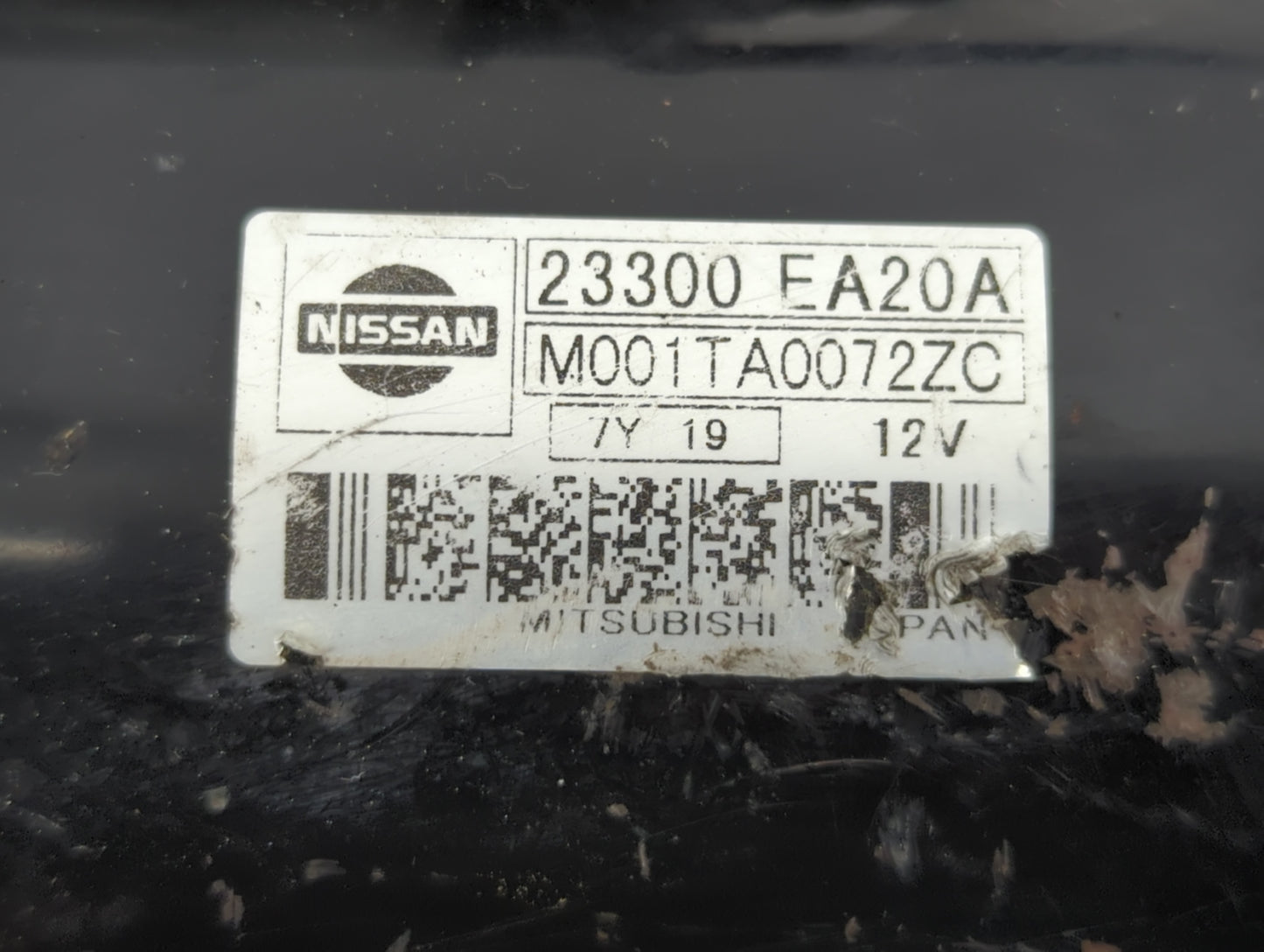 2005-2012 Nissan Pathfinder Car Starter Motor Solenoid OEM P/N:M001TA0072ZC 23300 EA20A Fits OEM Used Auto Parts - Oemusedau