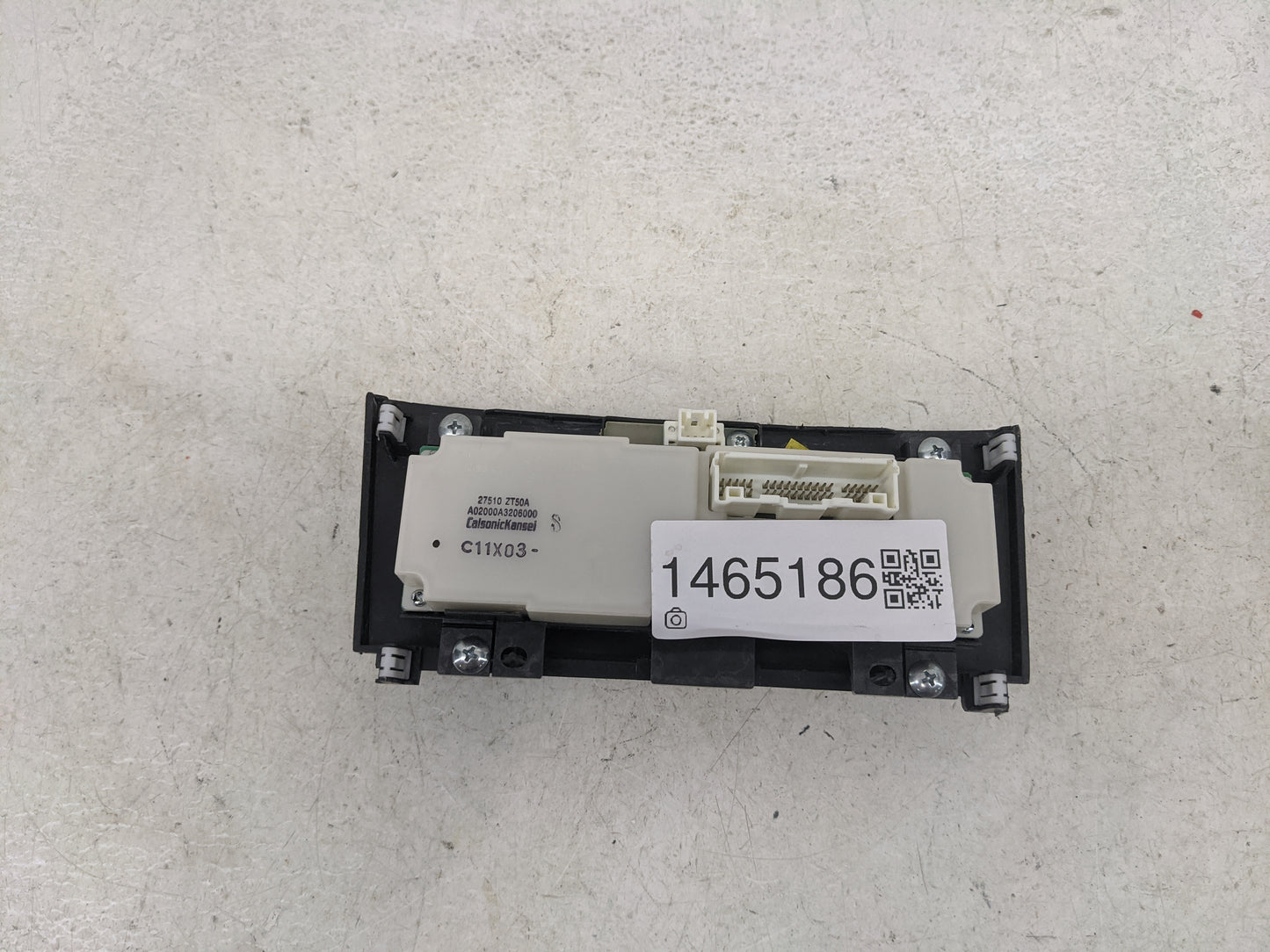 2010-2012 Nissan Sentra Climate Control Module Temperature AC/Heater Replacement P/N:27510ZT50A A02000A3206000 Fits OEM Used