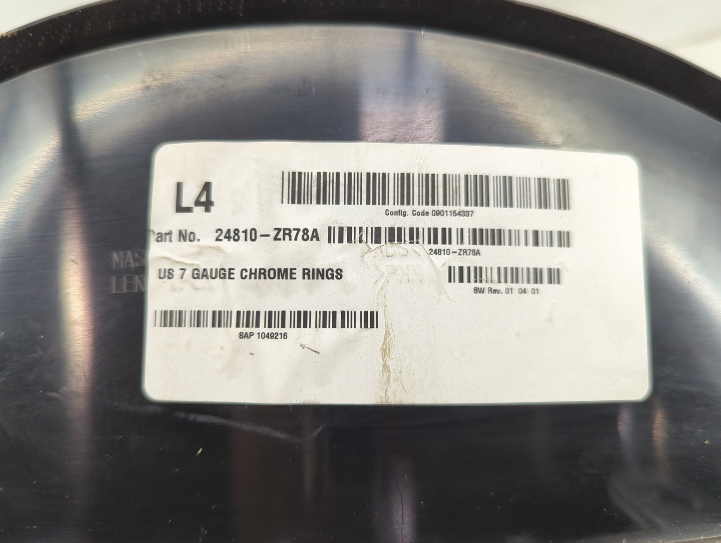 2010 Nissan Titan Instrument Cluster Speedometer Gauges P/N:24810-ZR78A Miles:190K Fits OEM Used Auto Parts - Oemusedautopar