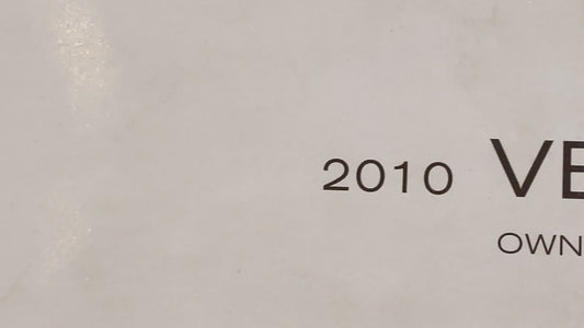 2010 Nissan Versa Owners Manual Book Guide OEM Used Auto Parts