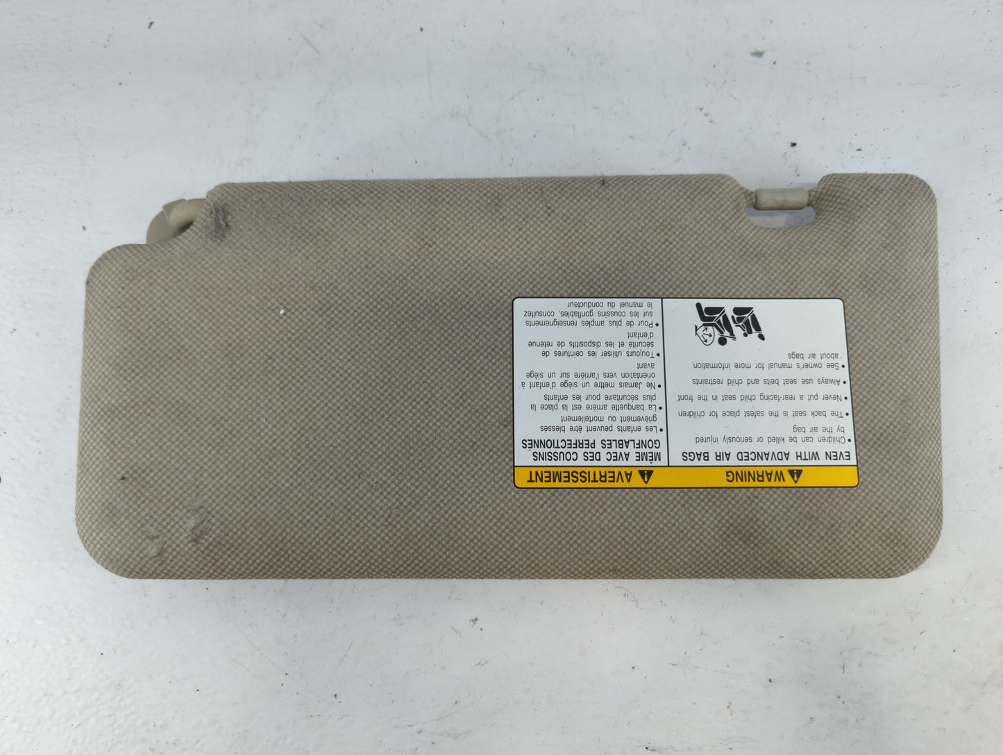 2007-2012 Nissan Versa Sun Visor Shade Replacement Passenger Right Mirror Fits Fits 2007 2008 2009 2010 2011 2012 OEM Used A