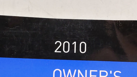 2010 Scion Tc Owners Manual Book Guide P/N:01999-21030 OEM Used Auto Parts
