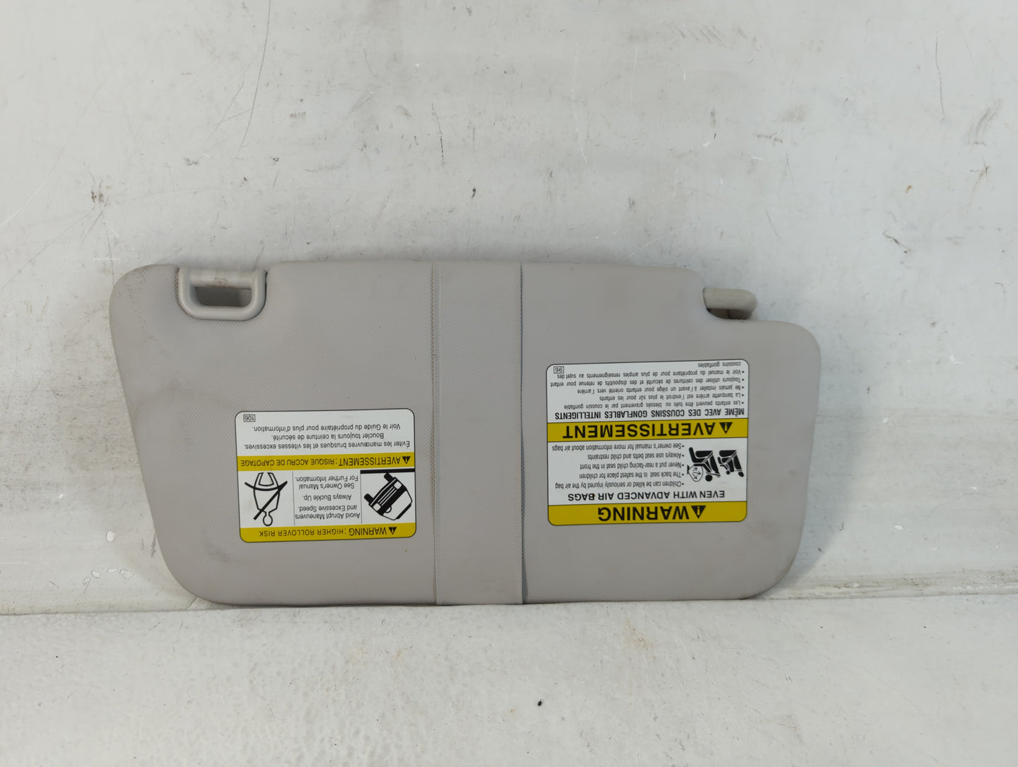 2010 Subaru Forester Sun Visor Shade Replacement Driver Left Mirror Fits OEM Used Auto Parts - Oemusedautoparts1.com