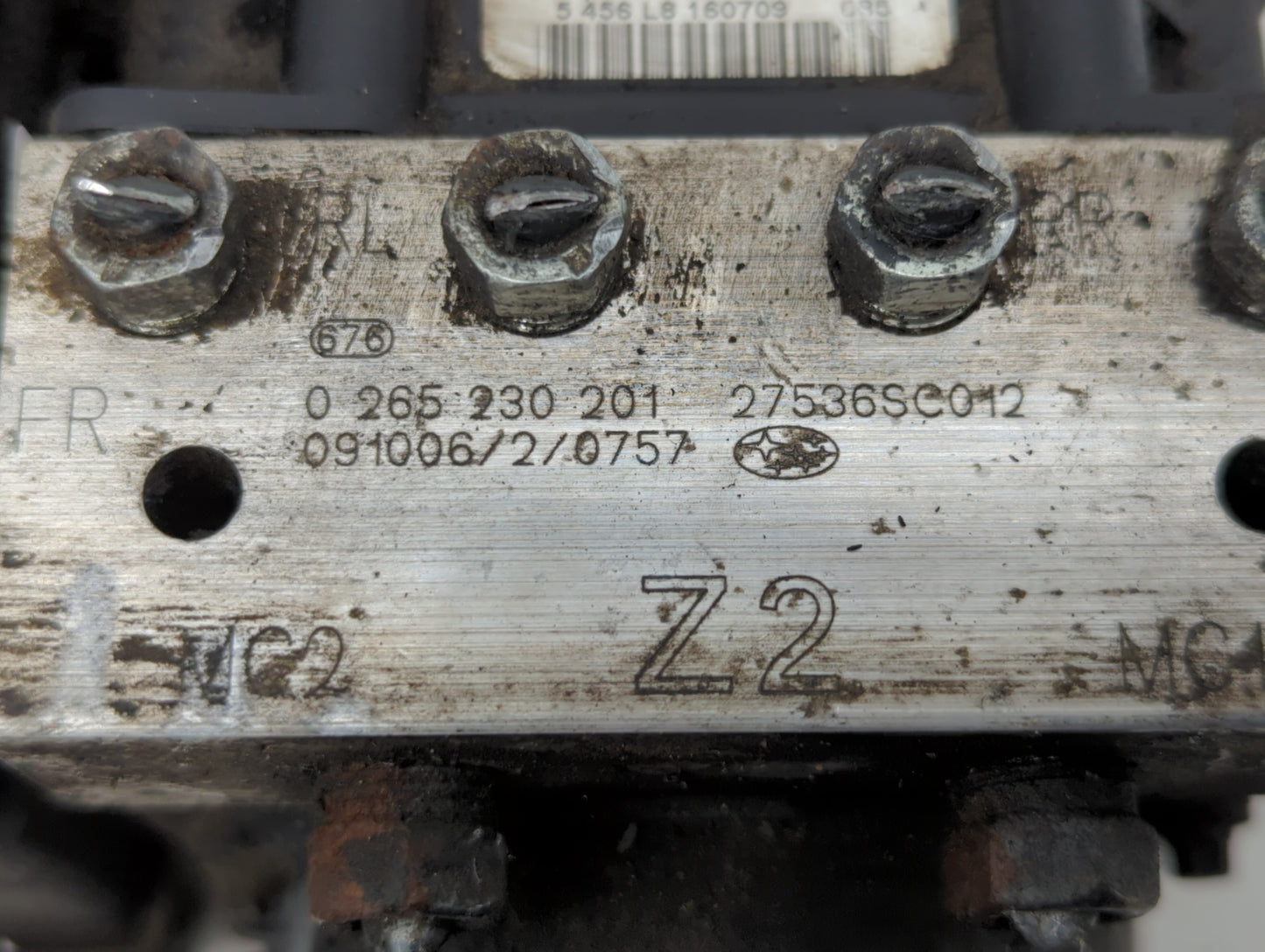 2009-2010 Subaru Forester ABS Pump Control Module Replacement P/N:27536SC012 Fits Fits 2009 2010 OEM Used Auto Parts - Oemus