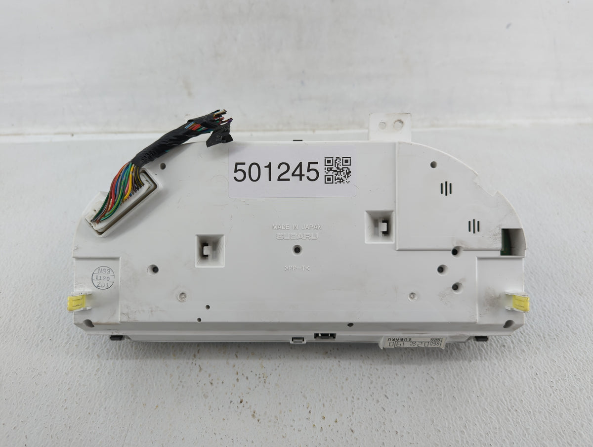 2010 Subaru Forester Instrument Cluster Speedometer Gauges P/N:85002SC190 Miles: Fits OEM Used Auto Parts - Oemusedautoparts