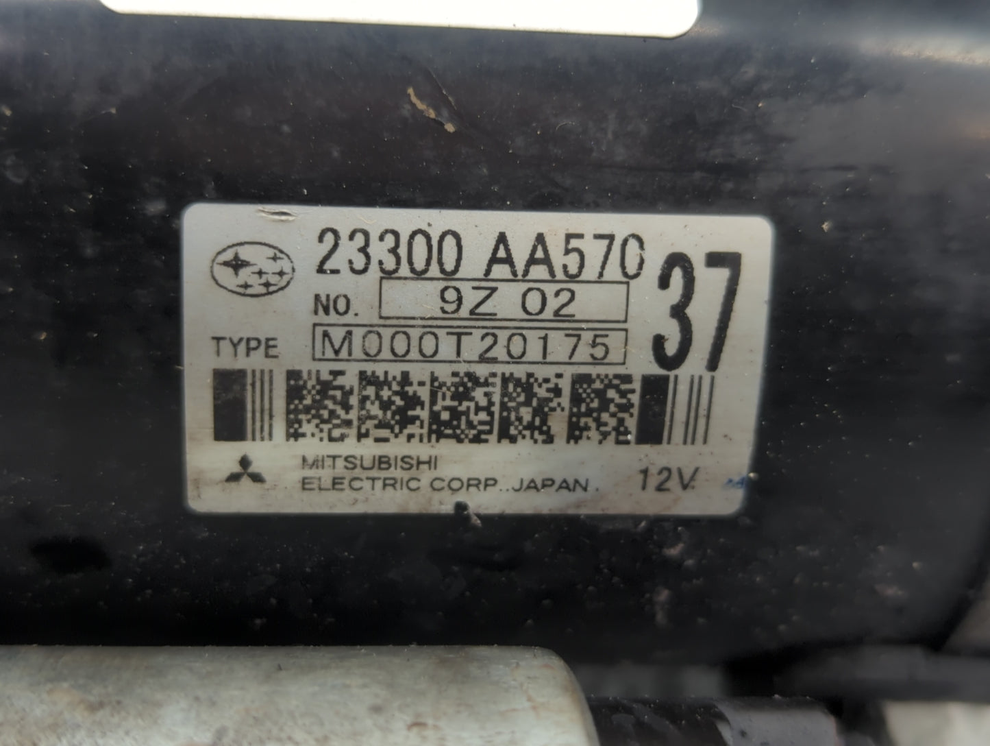 2009-2018 Subaru Forester Car Starter Motor Solenoid OEM P/N:23300 AA570 Fits OEM Used Auto Parts - Oemusedautoparts1.com