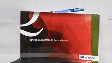 2010 Subaru Legacy Owners Manual Book Guide OEM Used Auto Parts