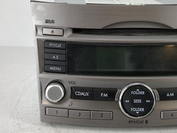 2010-2012 Subaru Legacy Radio AM FM Cd Player Receiver Replacement P/N:86201AJ64A Fits Fits 2010 2011 2012 OEM Used Auto Parts