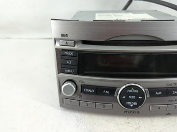 2010-2012 Subaru Legacy Radio AM FM Cd Player Receiver Replacement P/N:86201AJ64A Fits Fits 2010 2011 2012 OEM Used Auto Parts