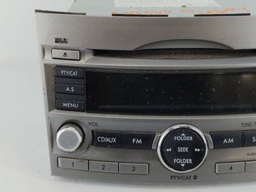 2010-2012 Subaru Legacy Radio AM FM Cd Player Receiver Replacement P/N:86201AJ64A Fits Fits 2010 2011 2012 OEM Used Auto Parts