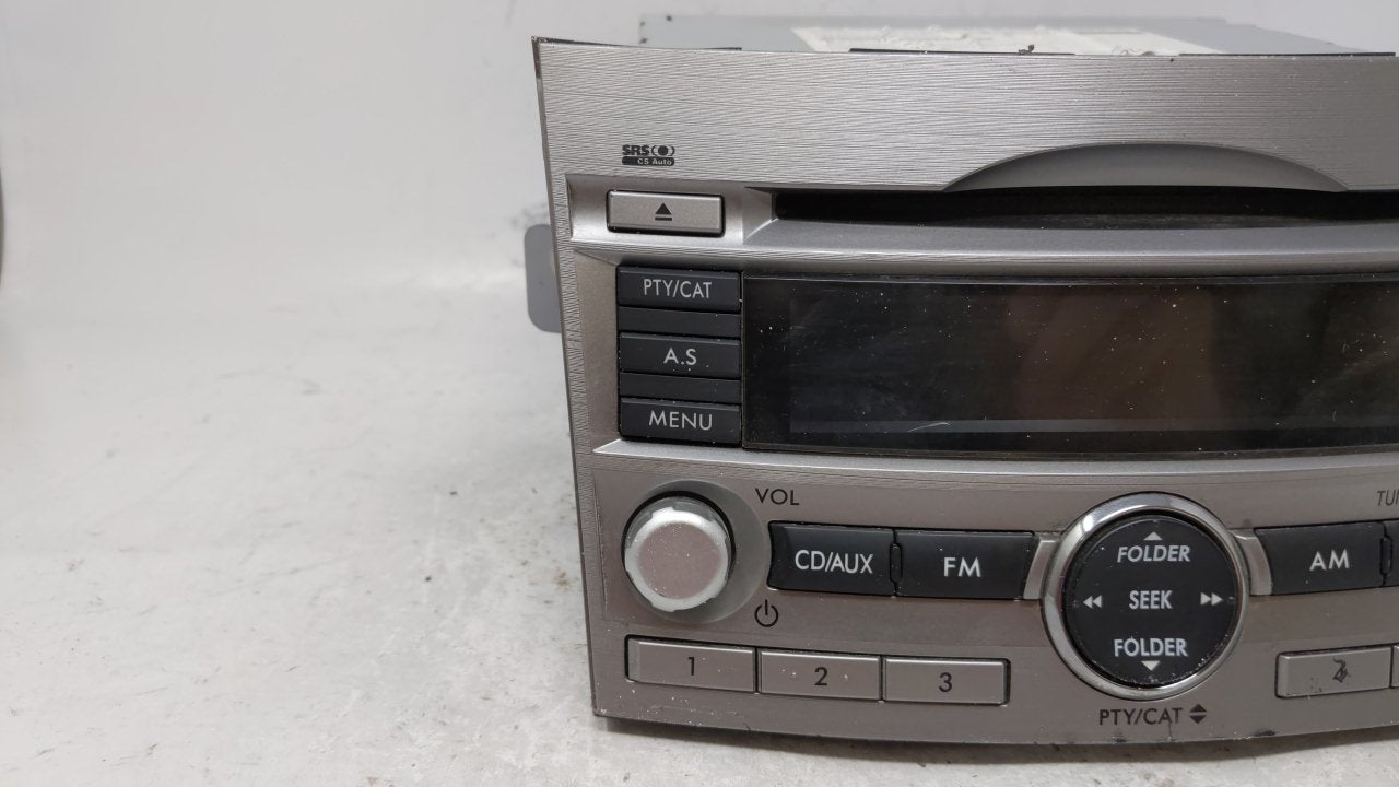 2010-2012 Subaru Legacy Am Fm Cd Player Radio Receiver - Oemusedautoparts1.com
