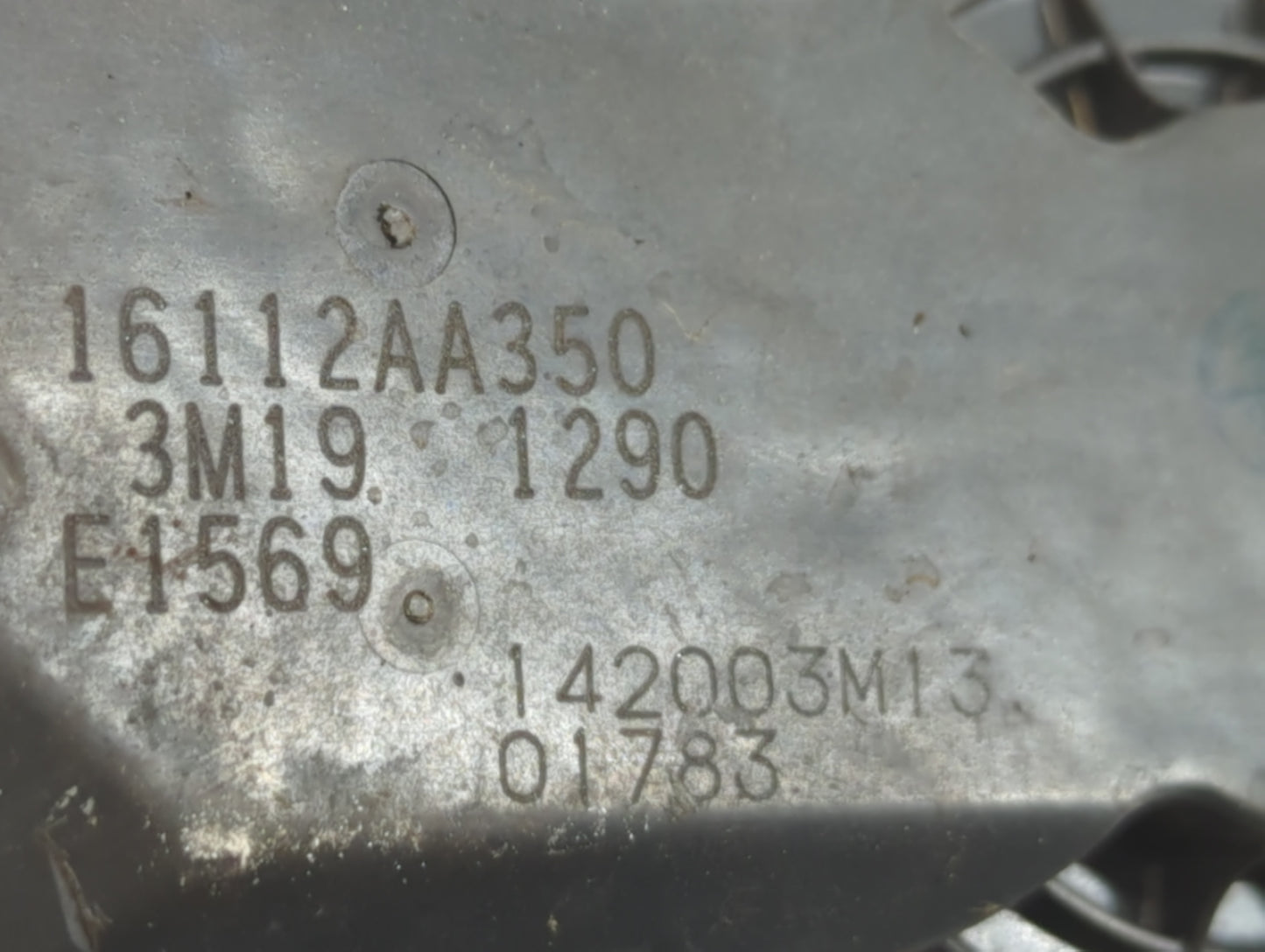 2010-2012 Subaru Legacy Throttle Body P/N:E1569 3M19 1290, 16112AA350 Fits Fits 2010 2011 2012 OEM Used Auto Parts - Oemused