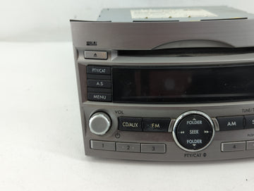 2010-2012 Subaru Legacy Radio AM FM Cd Player Receiver Replacement P/N:86201AJ64 86201AJ64A Fits Fits 2010 2011 2012 OEM Used Auto Parts