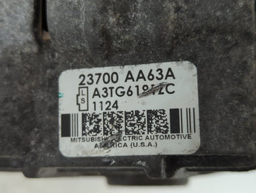 2010-2012 Subaru Legacy Alternator Replacement Generator Charging Assembly Engine OEM P/N:23700 AA63A Fits Fits 2010 2011 2012 OEM Used Auto Parts