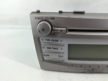 2010-2011 Toyota Camry Radio AM FM Cd Player Receiver Replacement P/N:86120-06480 Fits Fits 2010 2011 OEM Used Auto Parts