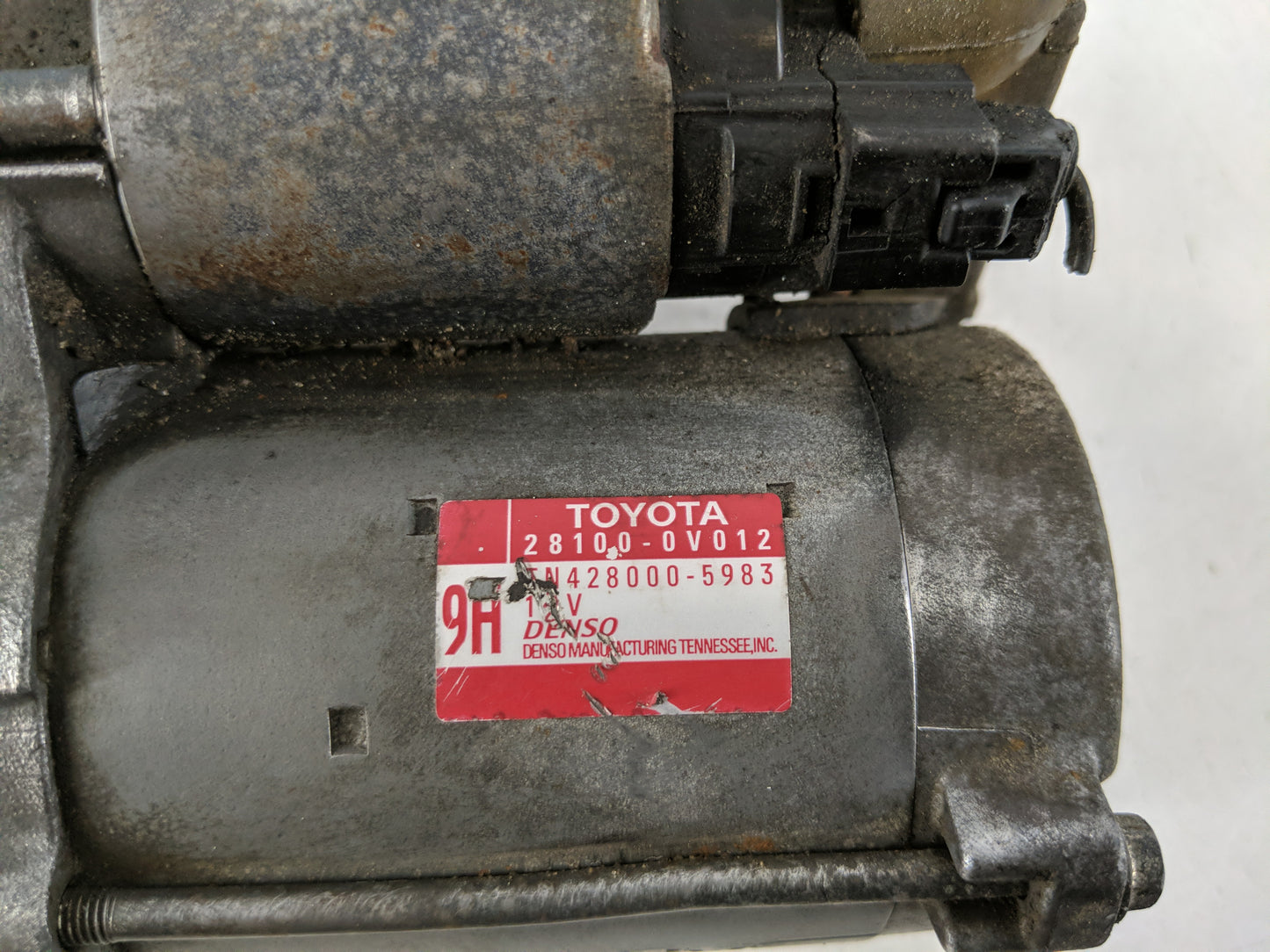 2010-2011 Toyota Camry Car Starter Motor Solenoid OEM P/N:28100-0V011 428000-5984 Fits OEM Used Auto Parts - Oemusedautopart