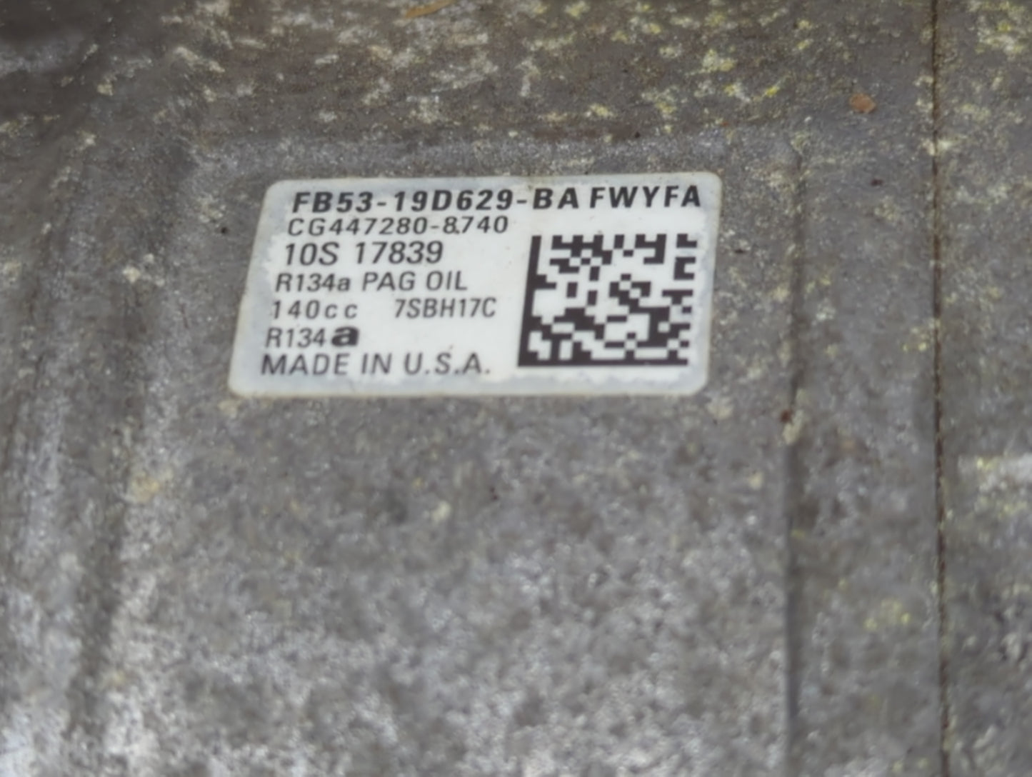 2010-2011 Toyota Camry Air Conditioning A/c Ac Compressor Oem - Oemusedautoparts1.com