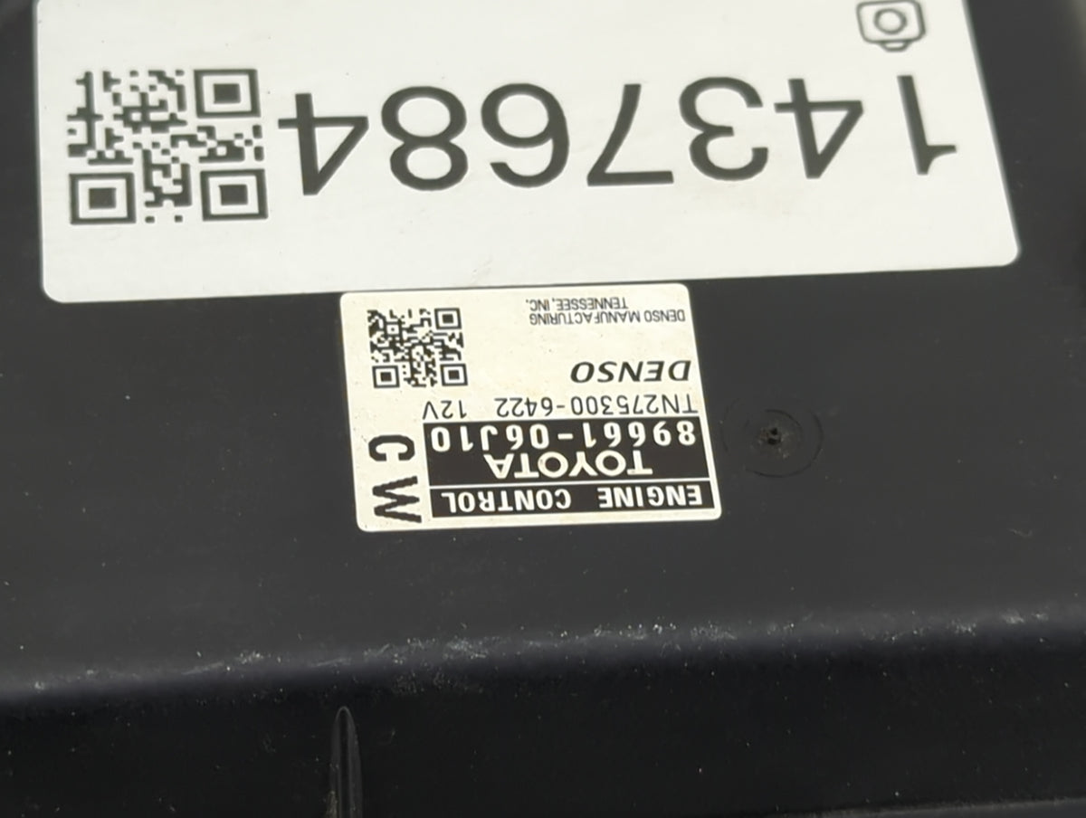 2010-2011 Toyota Camry PCM Engine Control Computer ECU ECM PCU OEM P/N:89661-06J10 TN275300-6422 Fits Fits 2010 2011 OEM Use