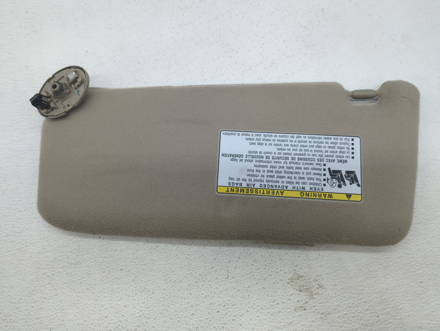 2007-2011 Toyota Camry Sun Visor Shade Replacement Passenger Right Mirror Fits Fits 2007 2008 2009 2010 2011 OEM Used Auto P