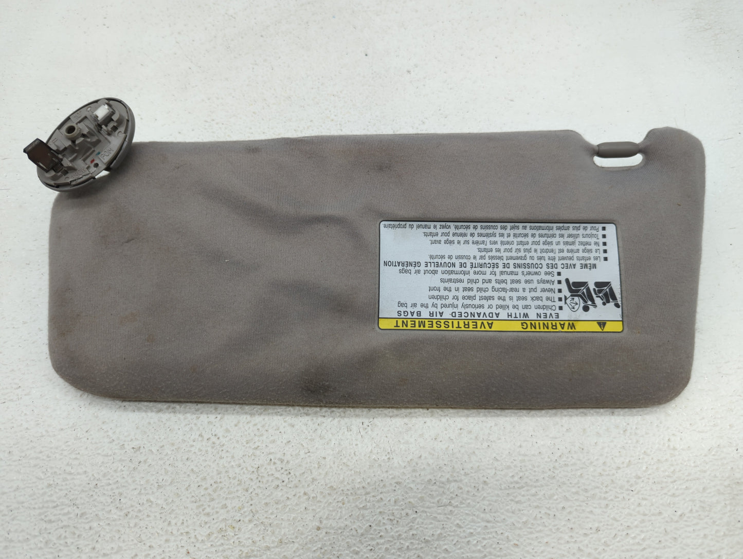 2007-2011 Toyota Camry Sun Visor Shade Replacement Passenger Right Mirror Fits Fits 2007 2008 2009 2010 2011 OEM Used Auto P