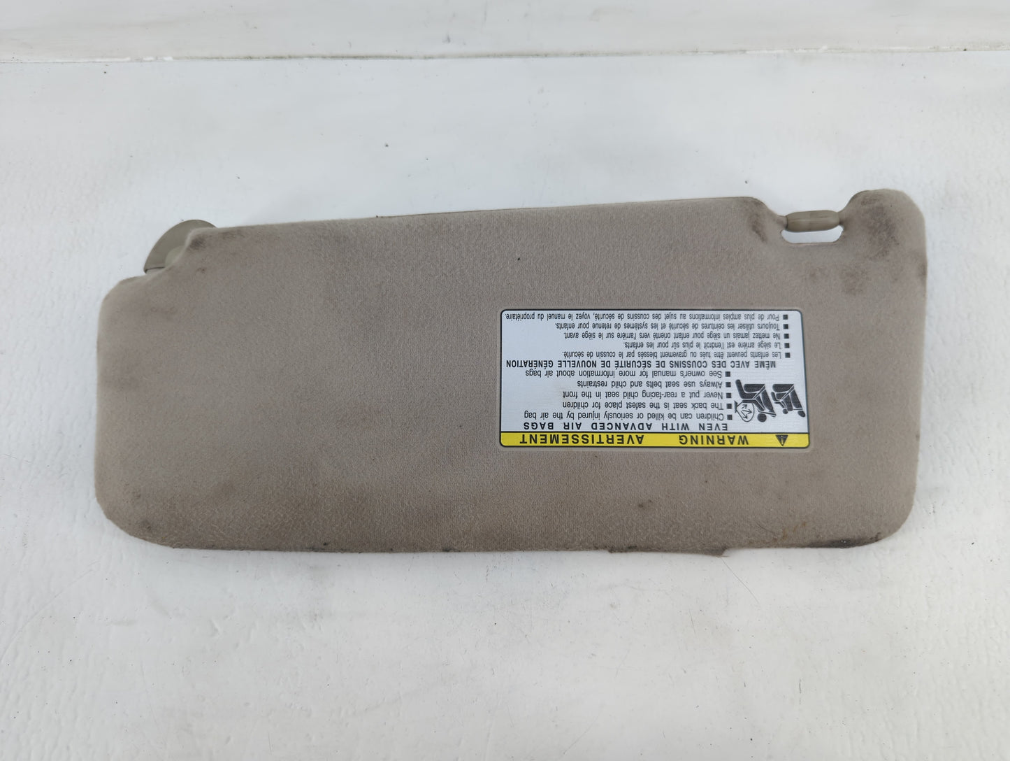 2007-2011 Toyota Camry Sun Visor Shade Replacement Passenger Right Mirror Fits Fits 2007 2008 2009 2010 2011 OEM Used Auto P