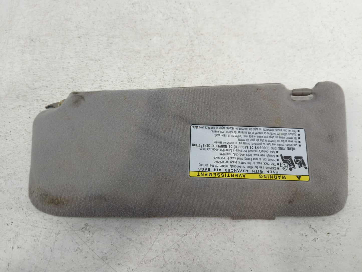 2007-2011 Toyota Camry Sun Visor Shade Replacement Passenger Right Mirror Fits Fits 2007 2008 2009 2010 2011 OEM Used Auto P