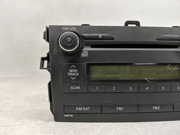 2009-2010 Toyota Corolla Radio AM FM Cd Player Receiver Replacement Fits Fits 2009 2010 OEM Used Auto Parts