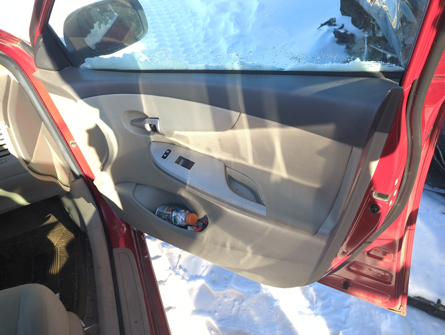 2010 Toyota Corolla Front Right Passenger Interior Door Panel Trim - Oemusedautoparts1.com