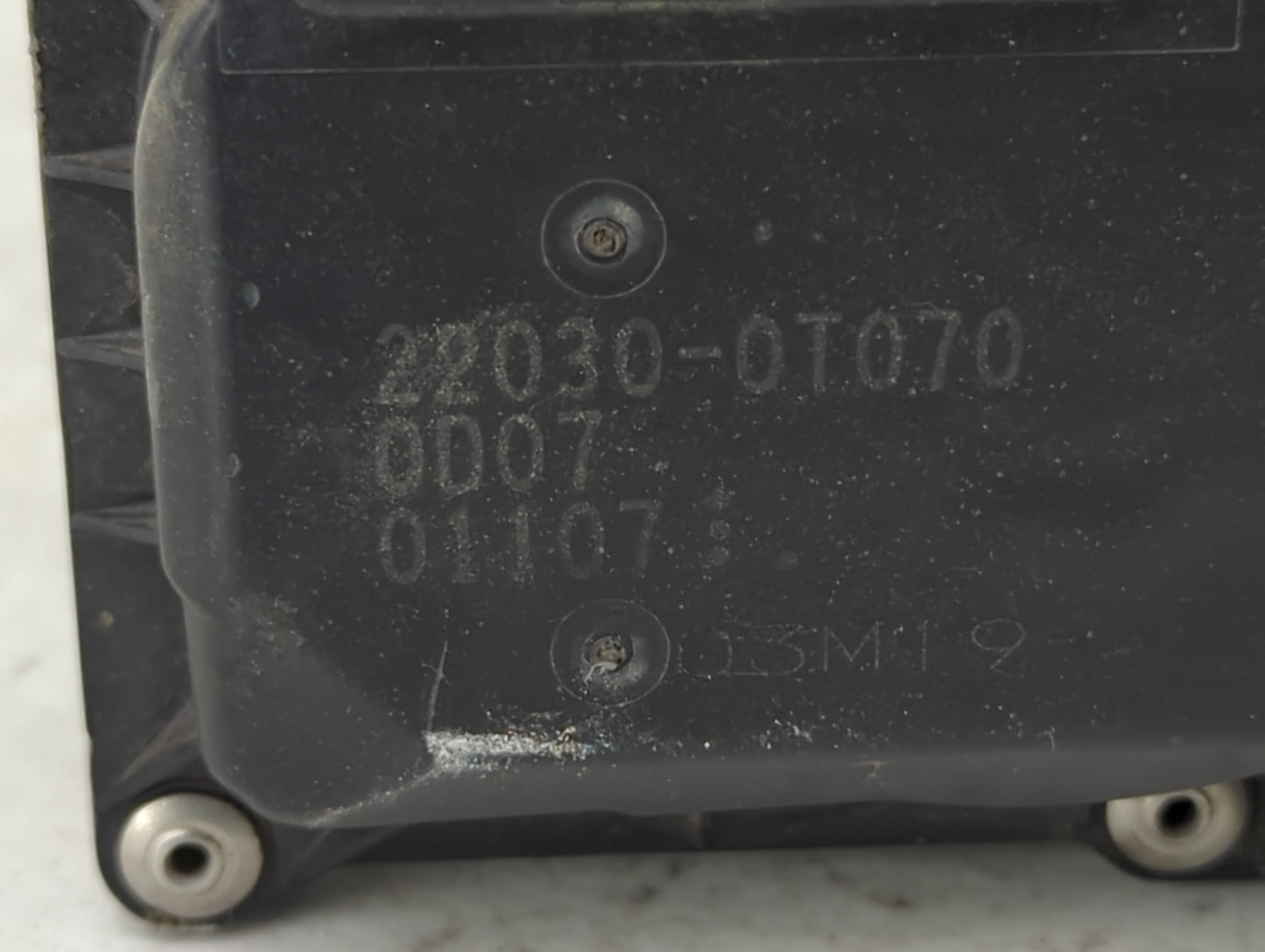 2010 Toyota Corolla Throttle Body P/N:22030-0T070 Fits OEM Used Auto Parts - Oemusedautoparts1.com