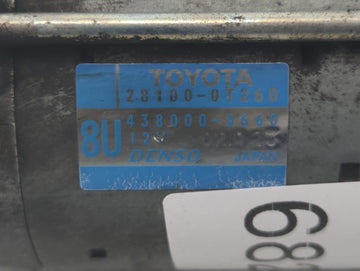 2009-2016 Toyota Corolla Car Starter Motor Solenoid OEM P/N:28100-0T260 TN428000-4302 Fits OEM Used Auto Parts