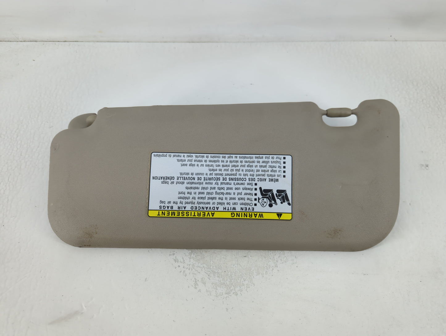 2009-2013 Toyota Corolla Sun Visor Shade Replacement Driver Left Mirror Fits Fits 2009 2010 2011 2012 2013 OEM Used Auto Par