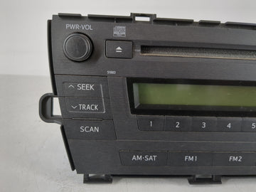 2010-2011 Toyota Prius Radio AM FM Cd Player Receiver Replacement P/N:86120-47290 Fits Fits 2010 2011 OEM Used Auto Parts
