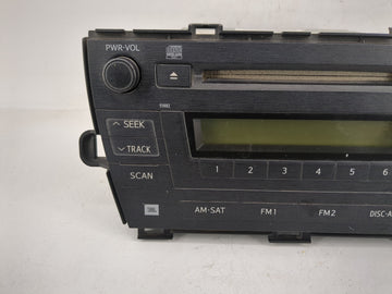 2010-2011 Toyota Prius Radio AM FM Cd Player Receiver Replacement P/N:86120-47370 Fits Fits 2010 2011 OEM Used Auto Parts