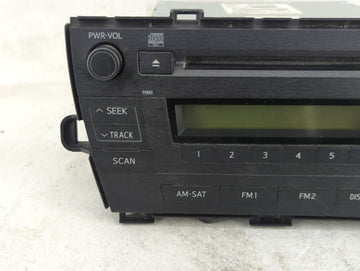 2010-2011 Toyota Prius Radio AM FM Cd Player Receiver Replacement P/N:86120-47290 Fits Fits 2010 2011 OEM Used Auto Parts