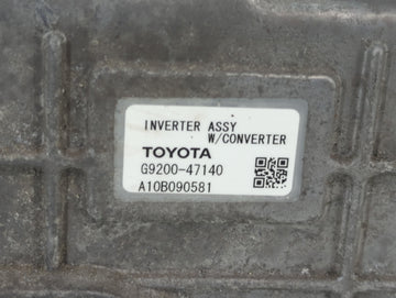 2010-2011 Toyota Prius Hybrid DC Synergy Drive Power Inverter P/N:G9200-47140 Fits Fits 2010 2011 OEM Used Auto Parts