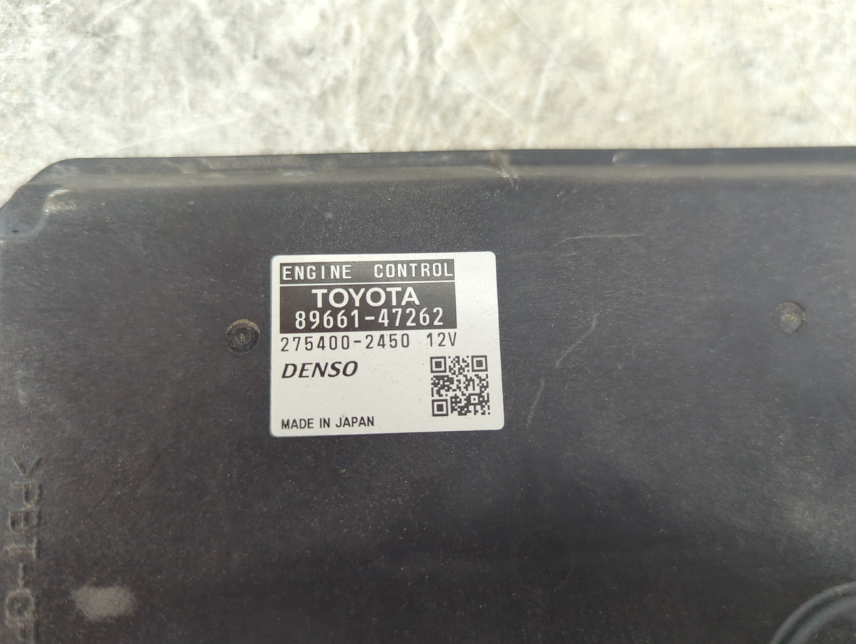 2010 Toyota Prius PCM Engine Control Computer ECU ECM PCU OEM P/N:89661-47262 275400-2450 Fits OEM Used Auto Parts - Oemused