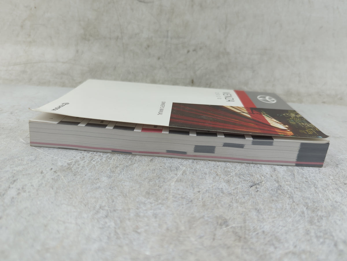 2010 Toyota Venza Owners Manual Book Guide P/N:OM73005U 01999-73005 OEM Used Auto Parts - Oemusedautoparts1.com